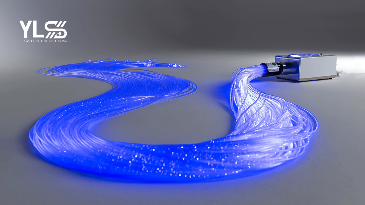 LED fibre optic cable illuminator